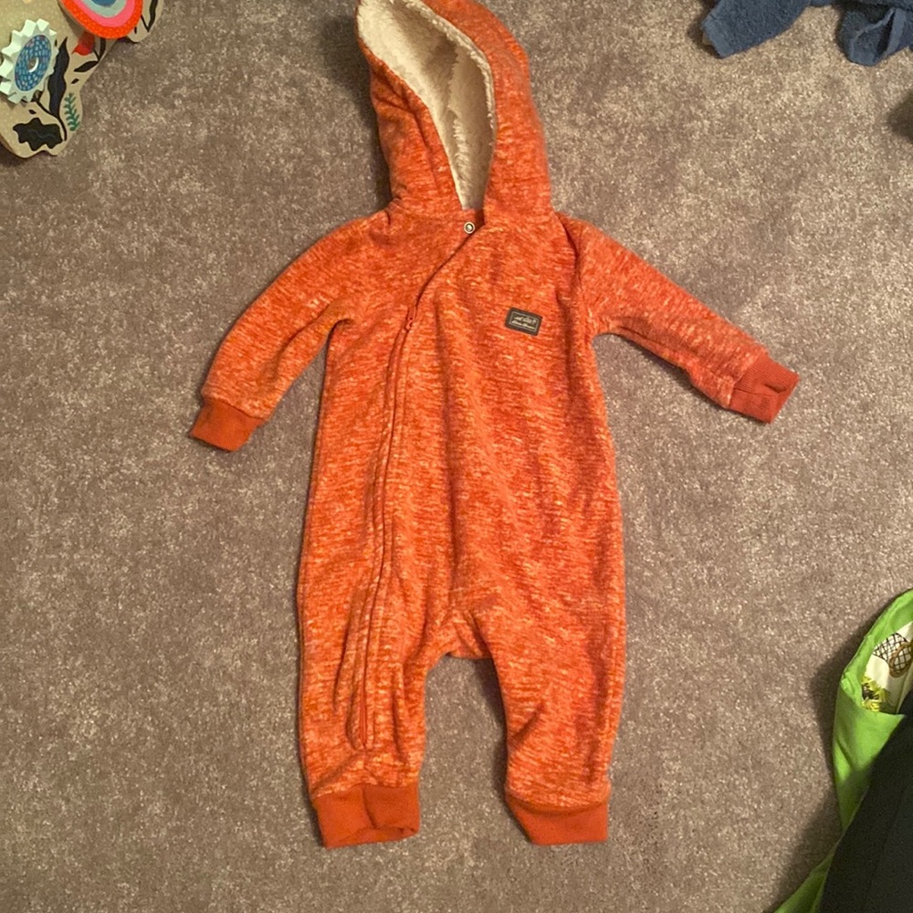 Eddie Bauer fleece onesie